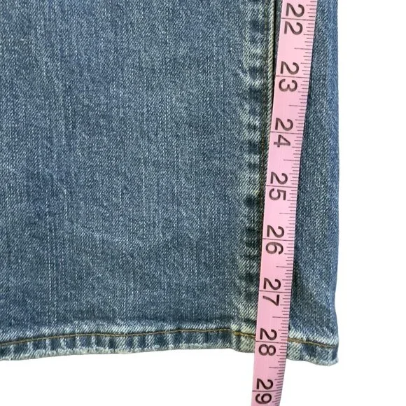 J.Crew Flex Men’s Straight Leg Jeans W36 L30 Blue Classic Fit Stretch Denim Pant - Picture 10 of 13